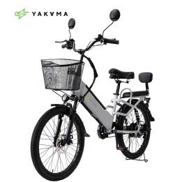 Электровелосипед Yakama S3 СЕРЫЙ