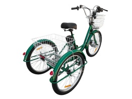 Трёхколёсный электровелосипед Smart8 Farmer Зеленый