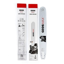 Шина пильная GEOS Max (16",3/8" Low 1.3 mm 55 зв SN 9 зуб А074)
