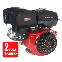 Двигатель бензиновый Weima WM 188 FE/P (S shaft), шпонка Ø25 мм, электростартер