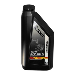 Масло моторное полусинтетическое для 4-тактных двигателей ZENIT SL/CF 10W-40, 1 л.