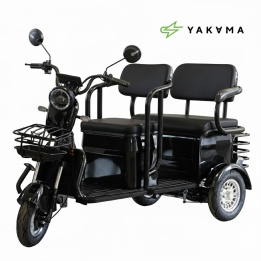 Трицикл электрический AP-H009-25 YAKAMA черный
